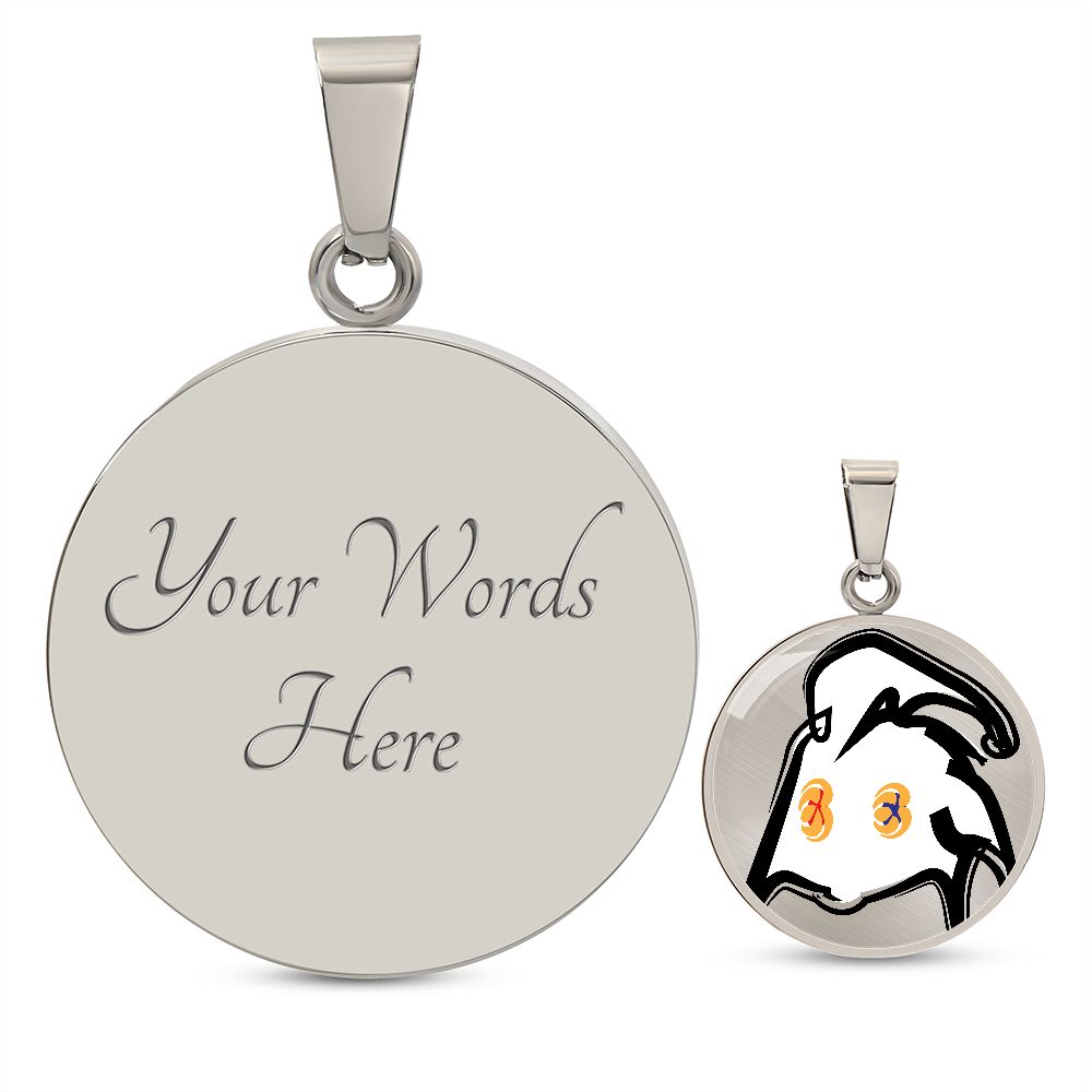 Material Circle Pendant -Perks*