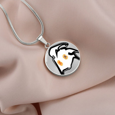 Material Circle Pendant -Perks*