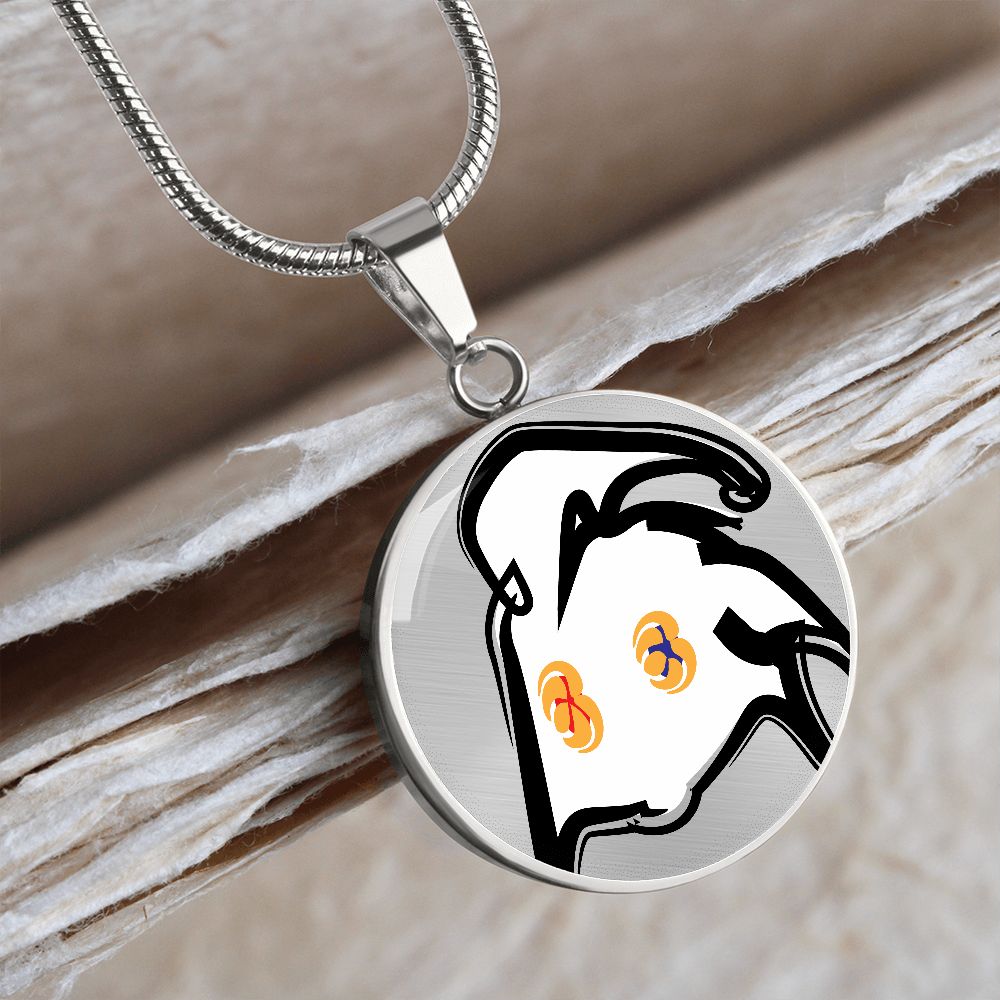 Material Circle Pendant -Perks*