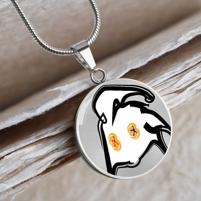 Material Circle Pendant -Perks*
