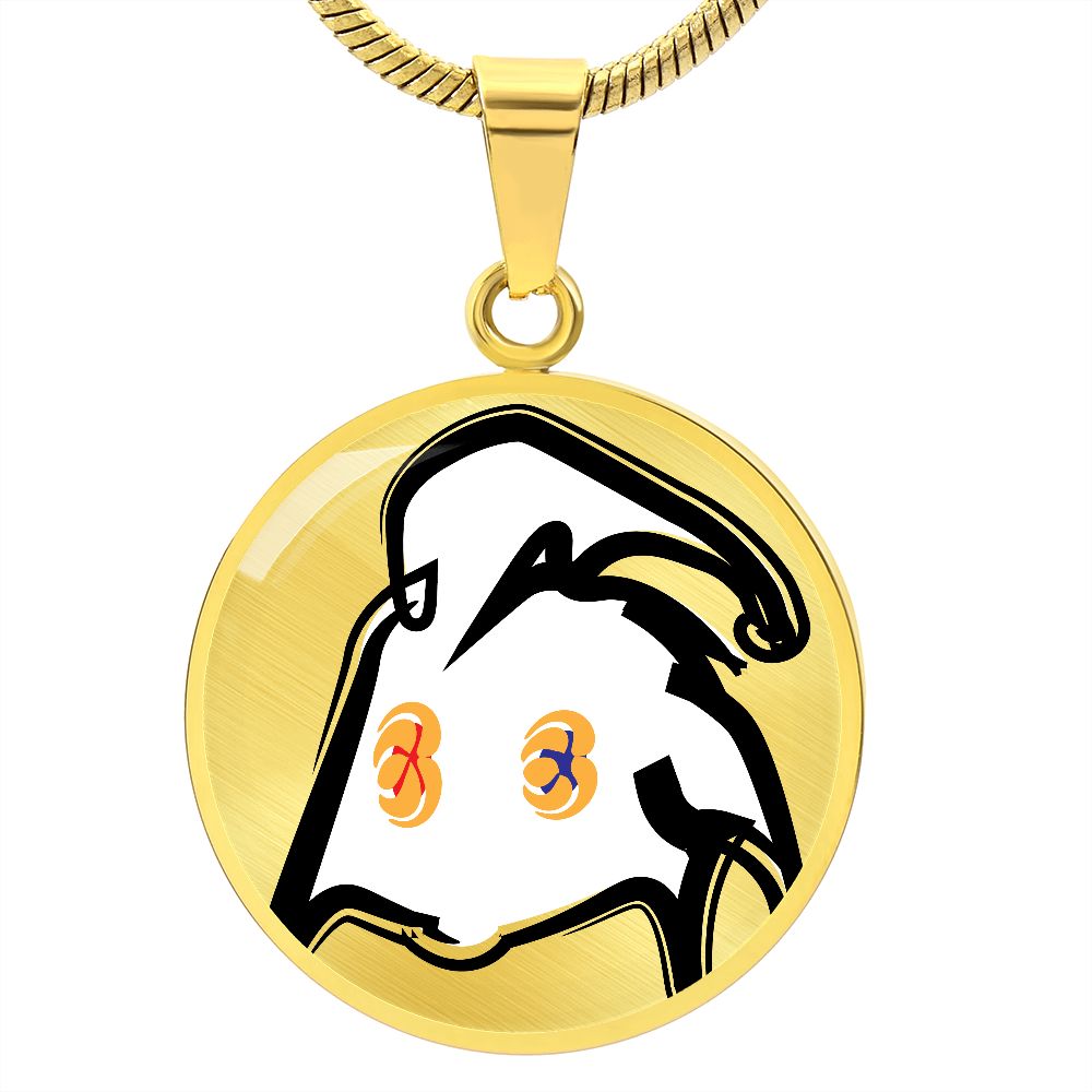 Material Circle Pendant -Perks*