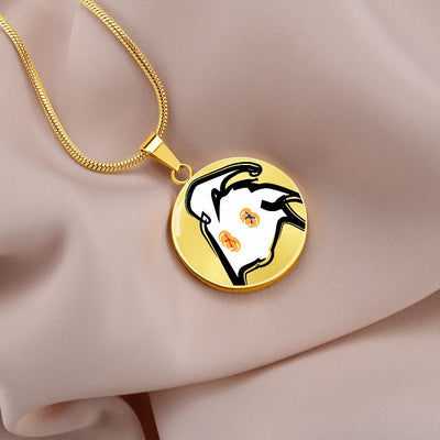 Material Circle Pendant -Perks*