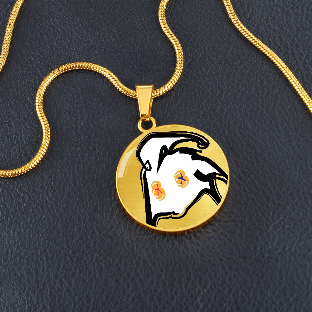 Material Circle Pendant -Perks*