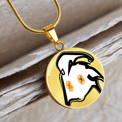 Material Circle Pendant -Perks*
