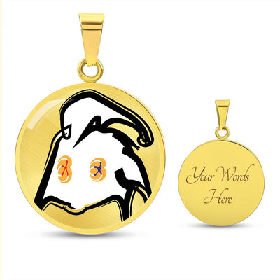 Material Circle Pendant -Perks*