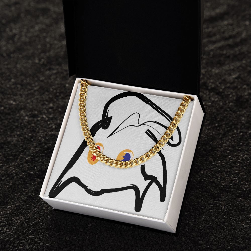 MATERIAL ABSTRACT BOX -Perks*  FREE STAINLESS STEEL CHAIN