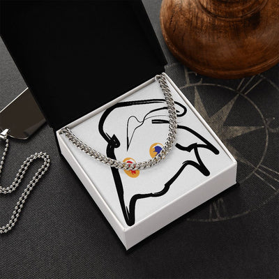 MATERIAL ABSTRACT BOX -Perks*  FREE STAINLESS STEEL CHAIN