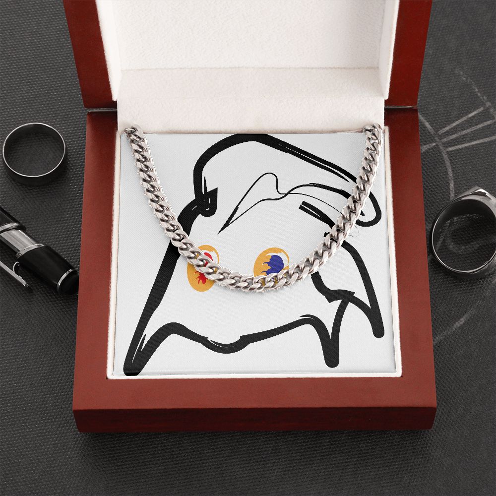MATERIAL ABSTRACT BOX -Perks*  FREE STAINLESS STEEL CHAIN
