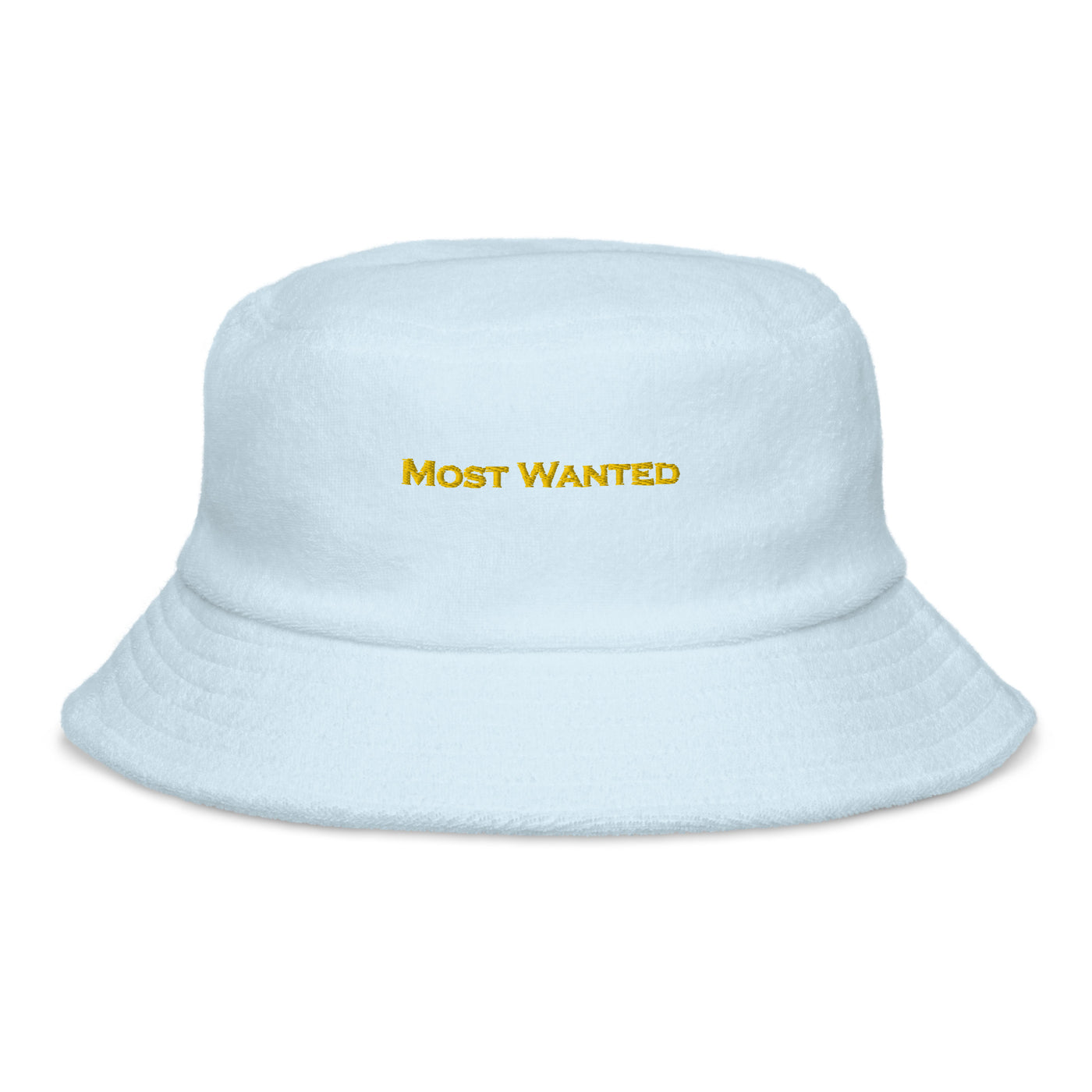 Gold Embroidered "Most Wanted" Chill🥶🥶🥶 Bucket Hat