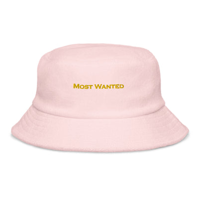 Gold Embroidered "Most Wanted" Chill🥶🥶🥶 Bucket Hat